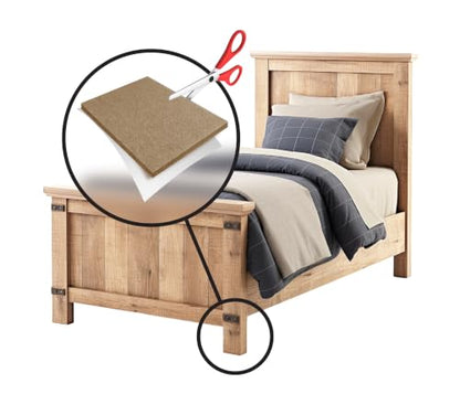 Slipstick GorillaFelt Premium Felt Blanket Furniture Pads/Surface Protectors (6 Inch x 4-1/2 inch) Includes 2 Large Felt Pad Sheets with Self Stick Backing, Beige - size: 4-1/2" x 6" Beige