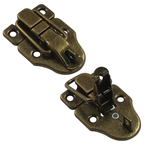 2-Pack Metal Toggle Latch, Bronze - color: Bronze