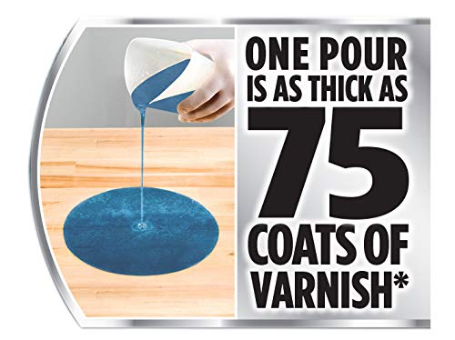 Varathane Super Glaze High Gloss Metallic Blue Epoxy - color: Metallic Blue