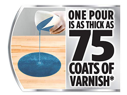 Varathane Super Glaze High Gloss Metallic Blue Epoxy - color: Metallic Blue