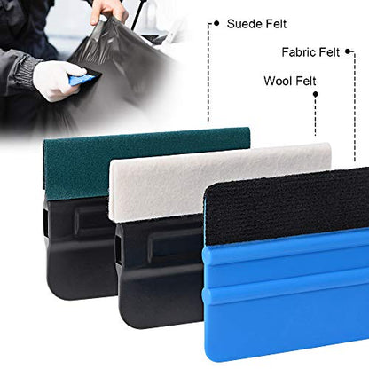 Pro Vinyl Wraps Applicator Tool Kit Window Tint Film Car Wrapping Tools