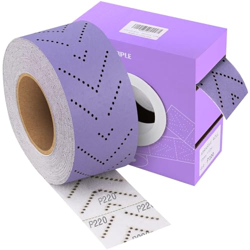 Purple Ceramic Sandpaper Roll 220 Grit 2-3/4" x 13 Yard - style: 220 Grit