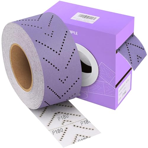 Purple Ceramic Sandpaper Roll 180 Grit 2-3/4" x 13 Yard - style: 180 Grit