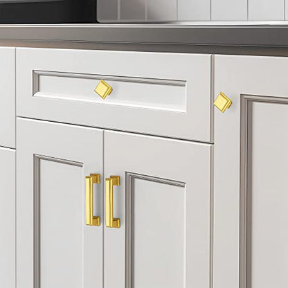 Ravinte Hardware Gold Cabinet Pulls, Single Hole, 5 Pack - color: Gold, size: Single Hole