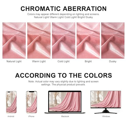 59”W Stretch Velvet Fabric, 2/3 Yard Soft Stretchy Fabric for Sewing Clothes, Apparel, Costume, Crafts - 90% Polyester 10% Spandex(2/3Yard, Pink) - color: Pink, size: 2/3 Yard