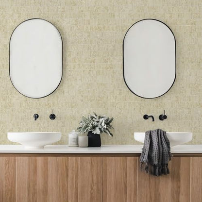 Vamos Tile 100-Pack Peel and Stick Backsplash Tile,3" x 6" PVC Subway Tile - color: Beige Travertine