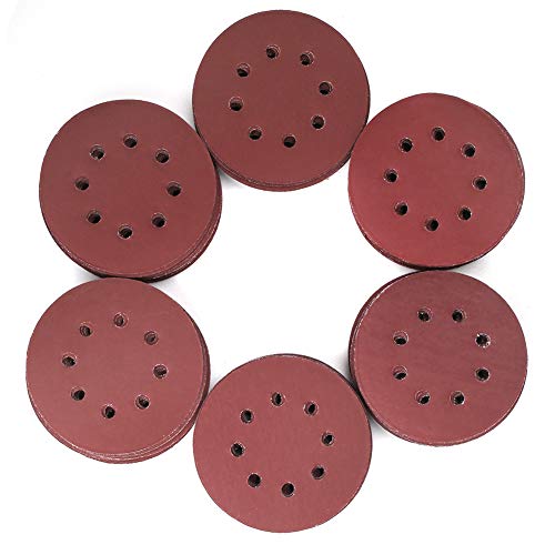 120-Pack 5 Inch 8 Hole Sanding Disc, 1000-3000 Grit Ultra Fine Sandpaper - style: 120PCS(1000-3000 Grit)