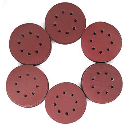 120-Pack 5 Inch 8 Hole Sanding Disc, 1000-3000 Grit Ultra Fine Sandpaper - style: 120PCS(1000-3000 Grit)