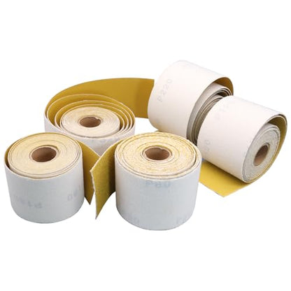 2-3/4 Inch Hook and Loop Longboard Sandpaper Roll, 25 Yards