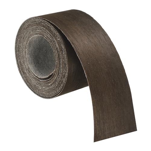 uxcell 2 Inch x 13ft Wood Veneer Edge Banding, Pre-Glued Flexible Eucalyptus Edging Strips, Iron on with Hot Melt Adhesive Wood Tape for Cabinet Repair and Furniture Restoration - size: 2 Inch x 13ft
