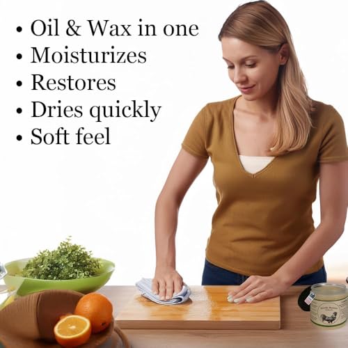 Cutting Board Gel, Cutting Board Oil and Beeswax in One, 8 fl.oz - size: 8 fl.oz