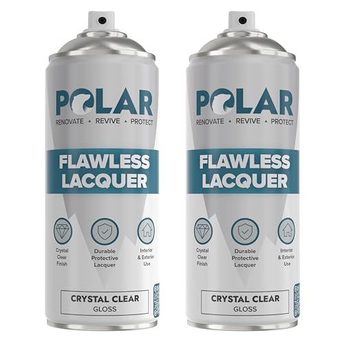 Polar Clear Gloss Flawless Lacquer Spray - 2 x 13.5fl. oz - color: Clear Gloss, size: 13.5 Fl Oz (Pack of 2)