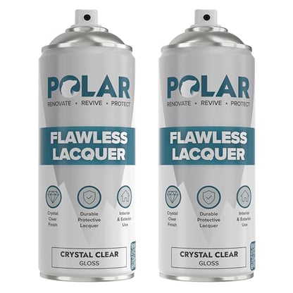 Polar Clear Gloss Flawless Lacquer Spray - 2 x 13.5fl. oz - color: Clear Gloss, size: 13.5 Fl Oz (Pack of 2)