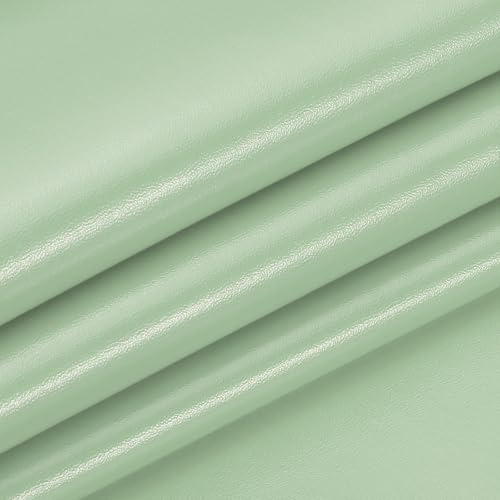 PATIKIL 29x17x0.03 Inch PU Fine Linen Book Cloth, Soft Colored PU Fine Linen Sheets for Book Binding, Repairing, Crafting, Sewing, Mint Green - color: Mint Green