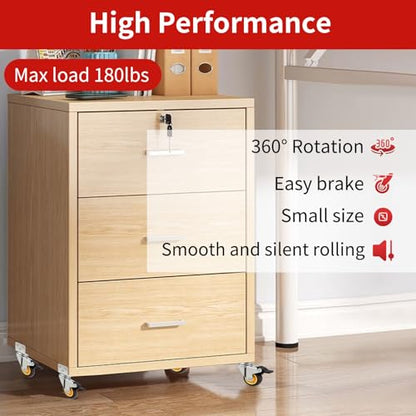 HOD 2" Side Mount Casters Set of 4, L-Shaped 360° Swivel with Brake - style: 2-inch Brakes