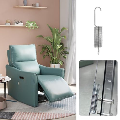 3-1/2 inch Total Length Recliner Sofa Chair Tension Springs | 4 PCS - size: 3-1/2 Inch