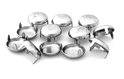 3-Prong Rust-Resistant Metal Glide Feet for Sofa Legs, Set of 12