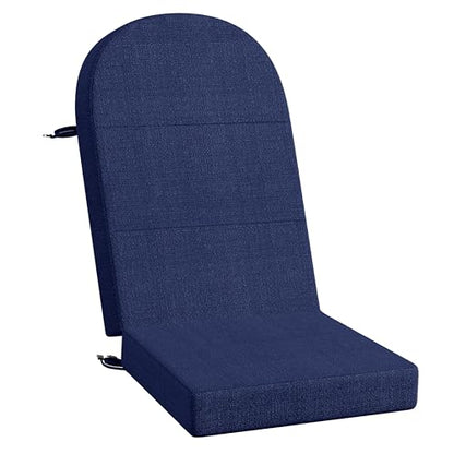 Codi Large Rocking Chair Cushion for Adirondack Chairs, Navy, 1 Pack - color: Navy, size: 20"x20"/20"x28" - Jumbo 1PK