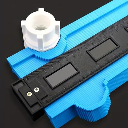 1pc 5 Feet Contour Gauge Tool - Adjustable Irregular Shape Duplicator for Precise Corner Profiling. Essential Template Maker for Carpets, Tiles, Laminate Flooring & DIY Woodworking