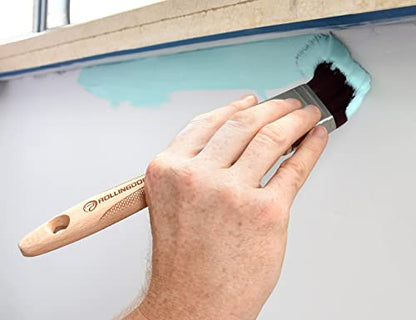 ROLLINGDOG 3pcs Paint Brush Set for Wall & Trim (1", 2", 3") - color: 3pc Multi Size