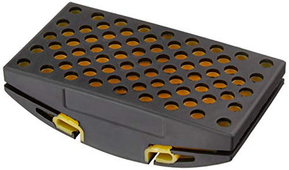 Amazon Basics 5.1" Rubber Sanding Block for Wet or Dry Sanding, Easy to Use, Black/Yellow