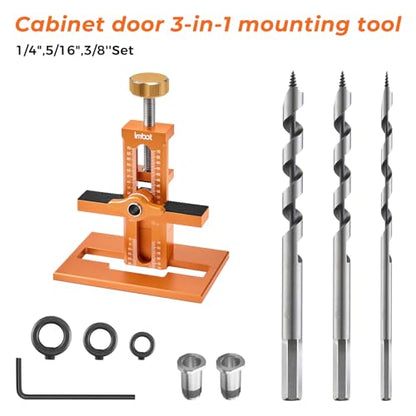 Imbot Cabinet Door Mounting Jig 3-in-1 Aluminum Extended Version - size: Extended Version