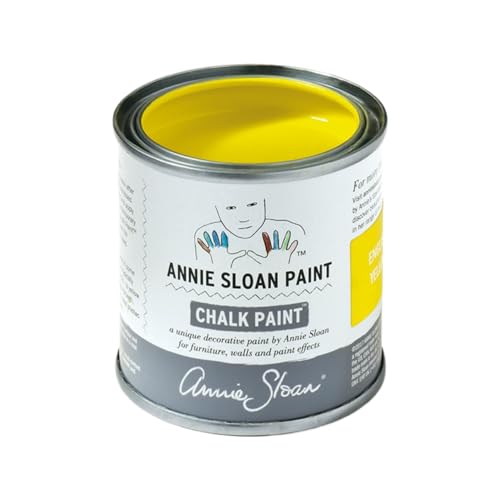 Annie Sloan Chalk Paint® (English Yellow, 120 ml/4.06 Fl Oz) a unique decorative paint for furniture, cabinets and home décor with no sanding or priming - color: English Yellow, size: 4.06 Fl Oz (Pack of 1)
