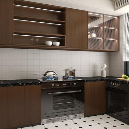 JSEVEM 16"×197" Dark Brown Wood Grain Contact Paper Walnut Peel and Stick Wallpaper Self Adhesive Removable Vinyl Wrap Thick Waterproof Wall Paper for Countertops Kitchen Cabinet Shelf Table - color: Light Brown, size: 16" x 197"