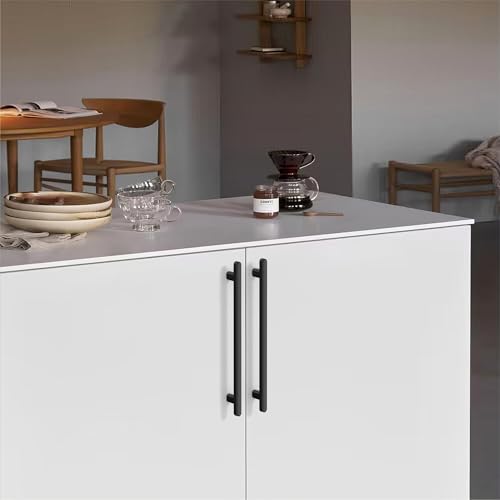 10 Pack 7.5 Inch(192mm) Kitchen Cabinet Handles Matte Black Cabinet Pulls Kitchen Cabinet Hardware Drawer Pulls for Cupboard Wardrobe - color: Matte Black, size: 7.5"/192MM Hole Center
