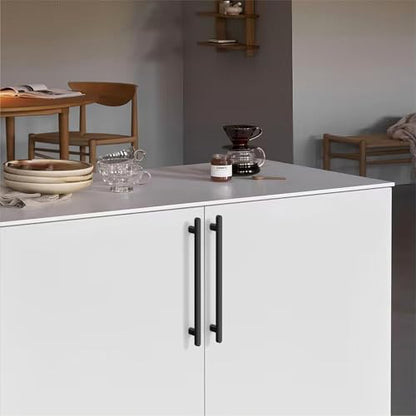 10 Pack 7.5 Inch(192mm) Kitchen Cabinet Handles Matte Black Cabinet Pulls Kitchen Cabinet Hardware Drawer Pulls for Cupboard Wardrobe - color: Matte Black, size: 7.5"/192MM Hole Center