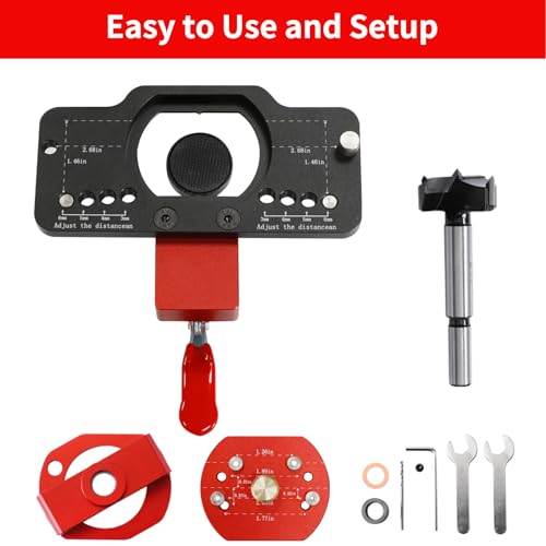 35mm Concealed Hinge Jig with Quick Clamp for Cabinet Doors