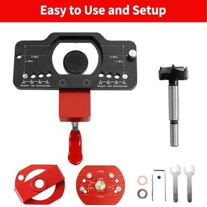 35mm Concealed Hinge Jig with Quick Clamp for Cabinet Doors