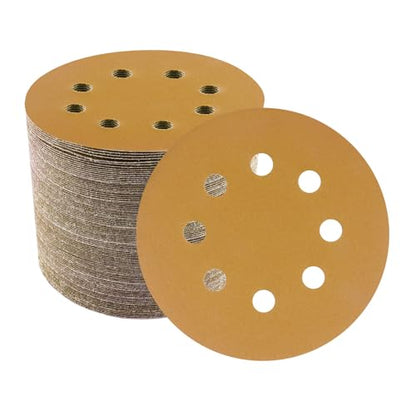 5-Inch Orbital Sander Discs, 8-Hole Pattern, 50-Pack, Hook and Loop Sandpaper for DA Sanders, Paint and Wood Finishing (600 Grit-100 PCS) - style: 600 Grit-100 PCS