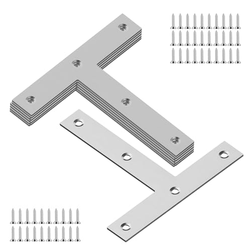 10pcs 80mm Flat T Shape Repair Mending Plate - size: 10Pcs 80 T Shape
