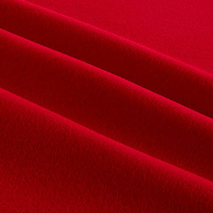 Polar Fleece Solid Red, Fabric by the Yard - color: Red