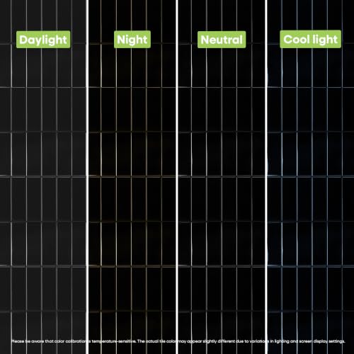 Select 5 Pack Peel and Stick Backsplash Square Tiles, 12x12 in, Black - color: Black, size: Rectangle Shape