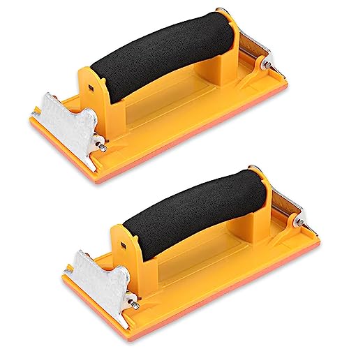 Hand Sander, Sandpaper Holder with Sponge Handle, 2 Pack - size: 2 pack