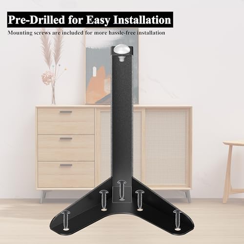 Luffioner Metal Table Legs Bench Legs, Heavy Duty Square Tube Desk Legs Furniture Legs for Coffee/Dining/Side Table (Triangle, 4“) - color: Triangle-shape, size: 4“