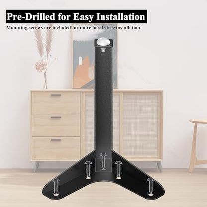 Luffioner Metal Table Legs Bench Legs, Heavy Duty Square Tube Desk Legs Furniture Legs for Coffee/Dining/Side Table (Triangle, 4“) - color: Triangle-shape, size: 4“