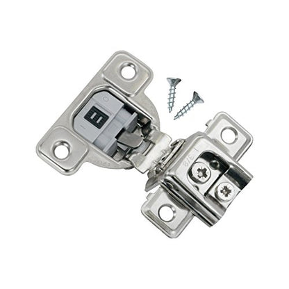 10 Pack Salice 106 Degree Silentia 1-3/8" Overlay Screw On Soft Close Cabinet Hinge with 3 Cam Adjustment CUP3CD9R
