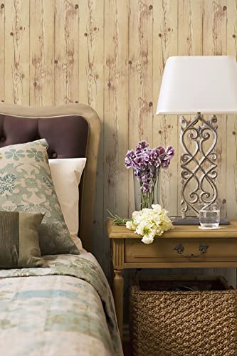 EeeComing Weathered Wood Wallpaper Stick and Peel Wood Contact Paper Wood Plank Removable Wallpaper Wood Look Wall Paper Rustic Reclaimed Distressed 78.7”x17.7” - size: 17.7" x 78.7"