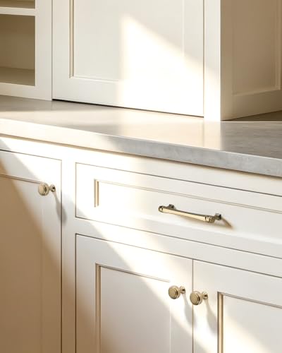 LIMUR 10 Pack 3.75 Inch (96mm) Hole Center Champagne Bronze Cabinet Pulls – Solid Zinc Alloy Kitchen Cabinet Handles, Drawer Pulls for Bathroom Vanity, Dresser & Wardrobe, M4 Screws Included - color: Champagne Bronze, size: 3.75"/96 MM Hole Center