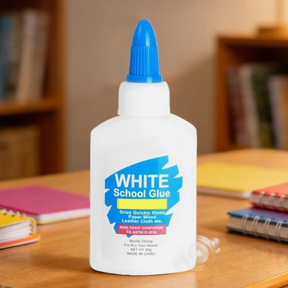 Woodworking Repair Glue, Milky White Wood Adhesive for Acoustic Guitars, Ukulele, Violin, Banjo, Mandolin, Cracks, Joints, DIY, Hobby, Craft Projects - size: 40G