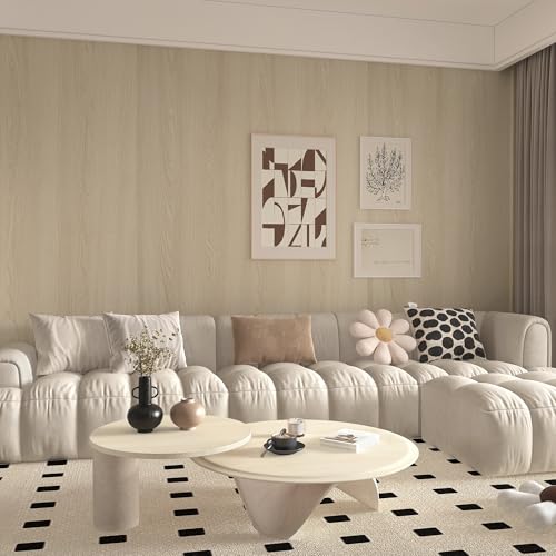Light Wood Contact Paper Peel and Stick Cherry Wood Wallpaper 23.6"x78.74" - size: 23.6" x 78.7"