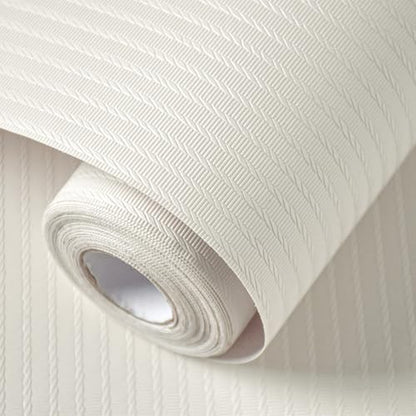 Beige Textured Peel and Stick Wallpaper, Modern, Neutral, 118"x15.7" - color: Matte Beige, size: 15.7" x 118"