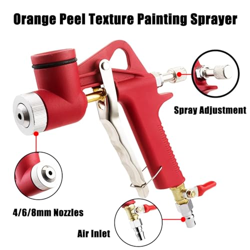 4/6/8mm Nozzles 6L Drywall Texture Painting Sprayer, Staright - color: 2