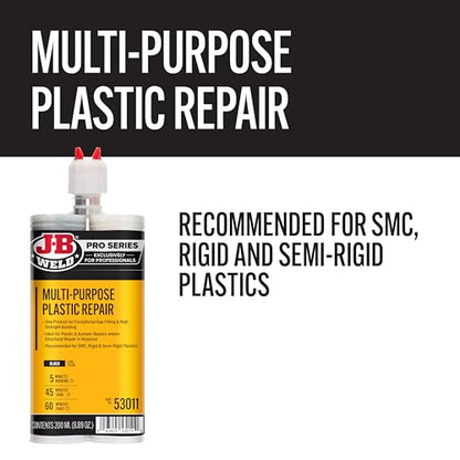 J-B Weld Multi-Purpose Plastic Repair - 200ml - 2 Mixers Included