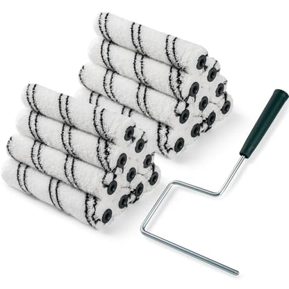 Paint Roller Covers, 20 Pack, 6 Inch, 3/8 Inch Nap - size: 6 inch paint roller 20 pack