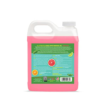 Watch Dog All Purpose Citrus Paint Remover - Ruby Red Color, Citrus Scent - Removes Multiple Layers of Paint (Latex, Oil, Acrylic, Water-Based), Varnish, & Coatings - Do It Yourself Friendly - 32oz
