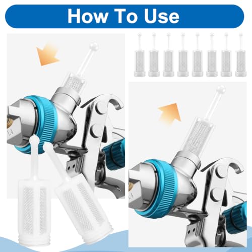 20PCS Disposable HVLP Gravity Spray Filters